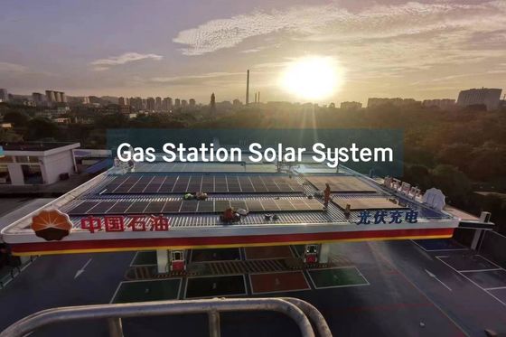 Système solaire commercial distribué sur le toit