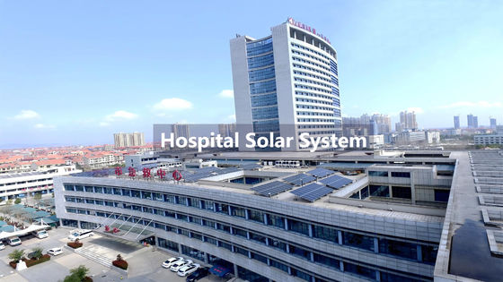 Système solaire de toit commercial distribué Système solaire d'hôpital