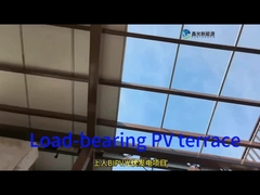 Une terrasse photovoltaïque belle, rentable et supportante