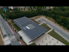 Système de recharge solaire - zone de service routier